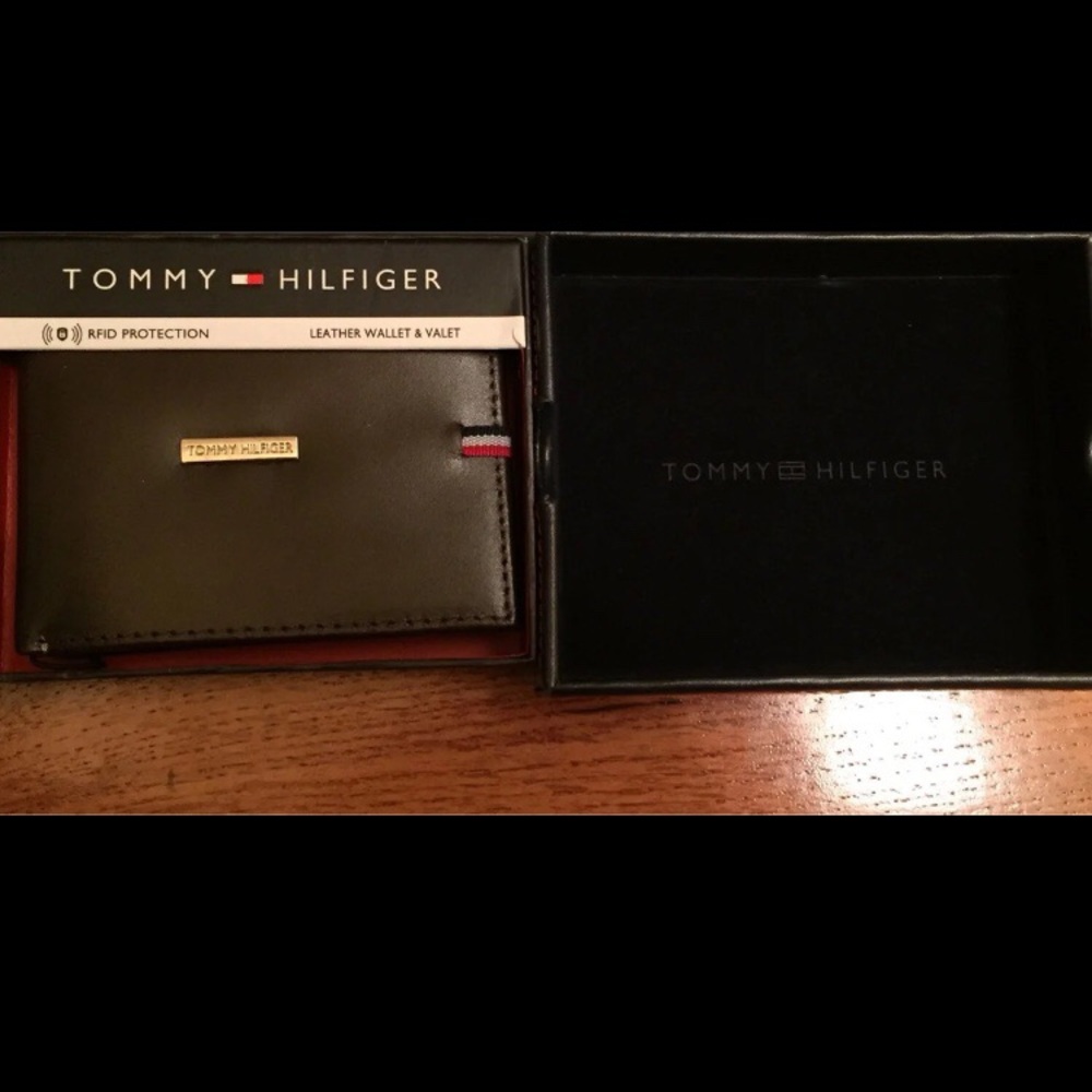 Black Tommy Hilfiger Wallet.
